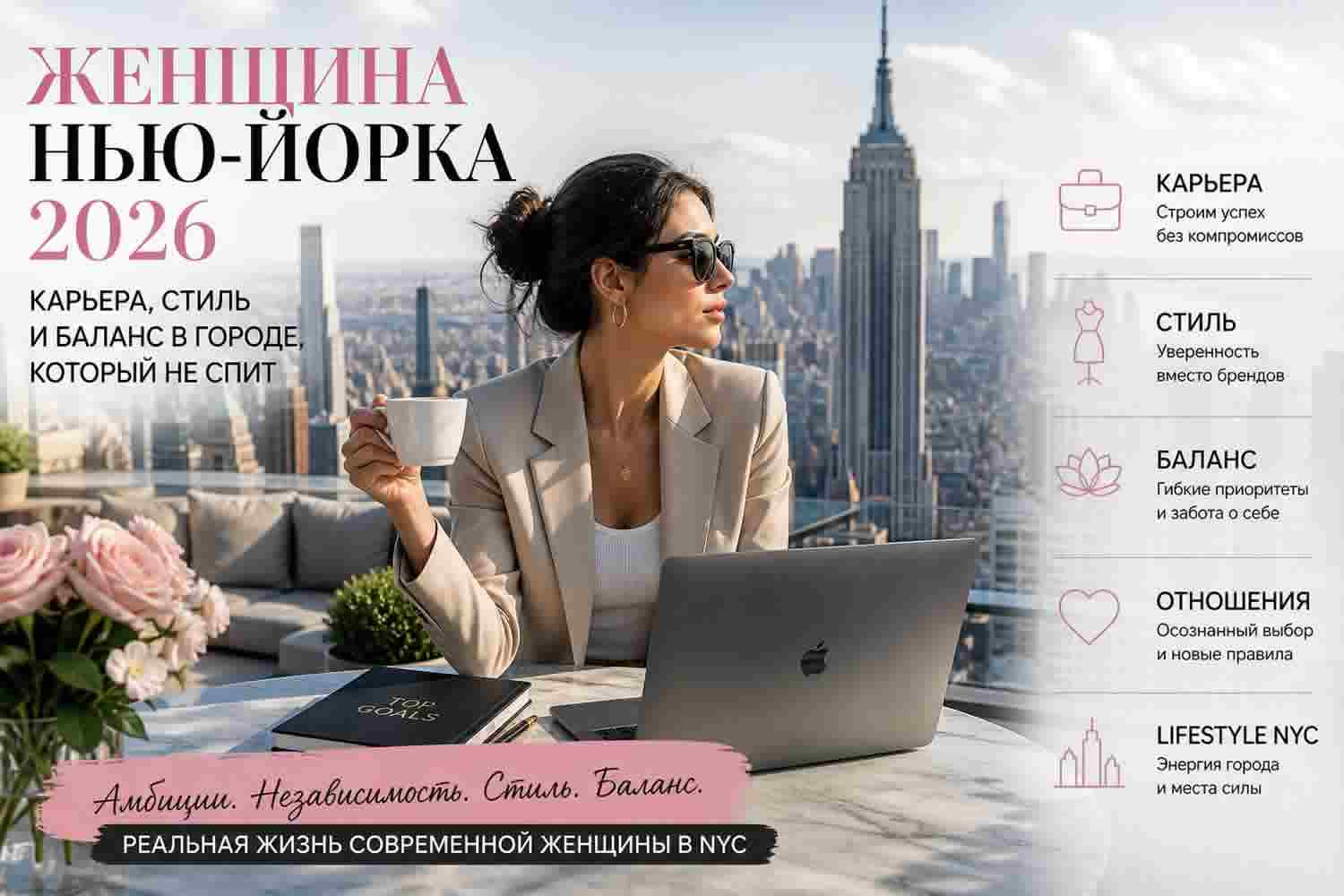 Женщина Нью-Йорк стиль карьера жизнь NYC